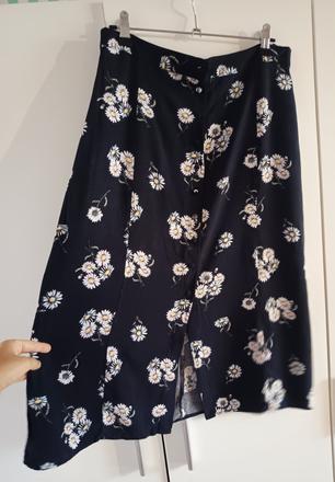 Midi sukňa h&m, h&m,l