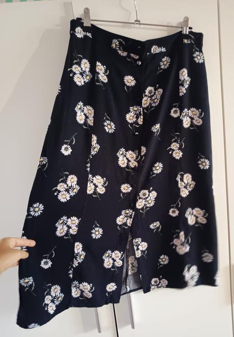 Midi sukňa h&m, h&m,l