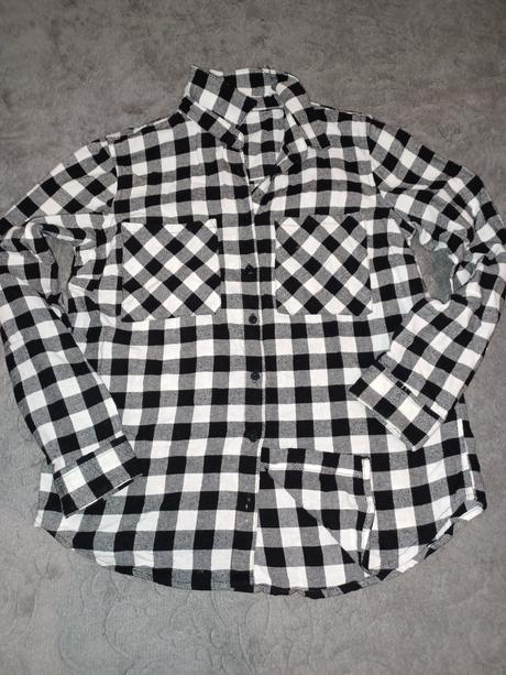 Dievčenská flanelová košeľa, s