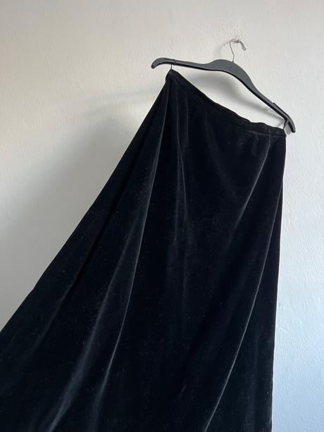 Vintage uzasna dlha zamatova sukna maxisukna zamat, m