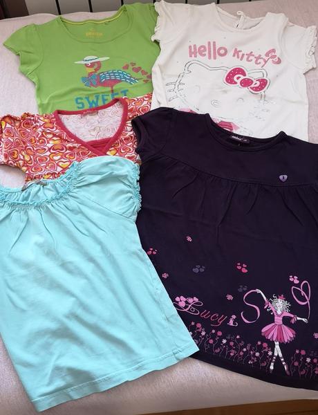 Trička  balík 5ks, 110