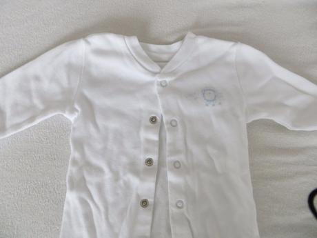 Biele dupačky s modrým levíkom, f&f,62