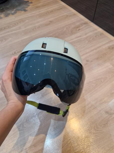 Lyžiarska prilba s okuliarmi s, alpina sports,s