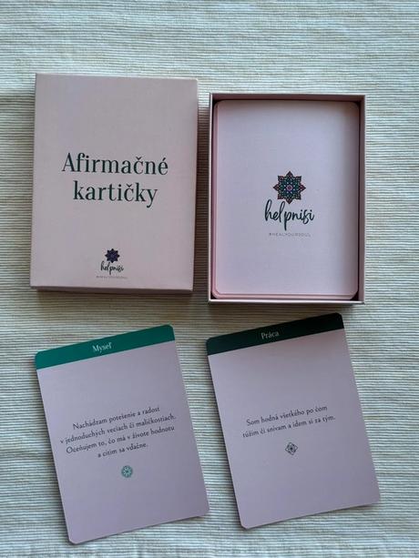 Afirmačné kartičky,