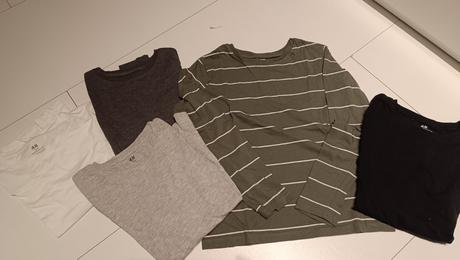 5pack tricka, h&m,146