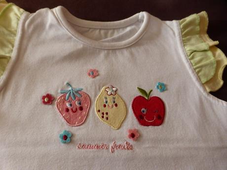 Tričko s volánikmi zn. mothercare, mothercare,98