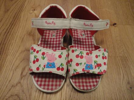 Peppa pig sandalky s ceresnickami, 25