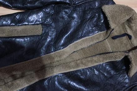 Zateplena hrejiva kozenkova bunda s kozusinou, m