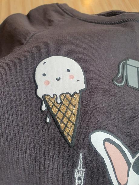 Teplakove saty - tunika s eiffelovkou, lindex,98