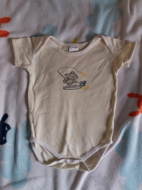 Body s krátkym rukávom medvedik, 68