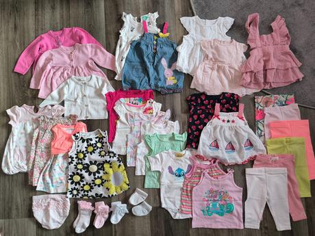 Letný balík pre dievčatko 3 - 6 mes., 68–80