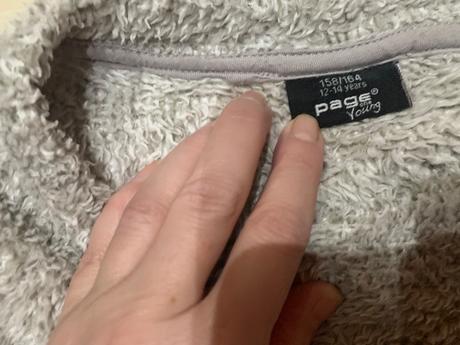 Huňatá mikina 158/164, 158