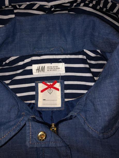 Prechodná bunda, h&m,140