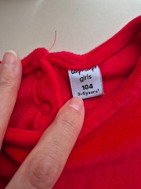 Červené šaty č. 104, dopodopo,104