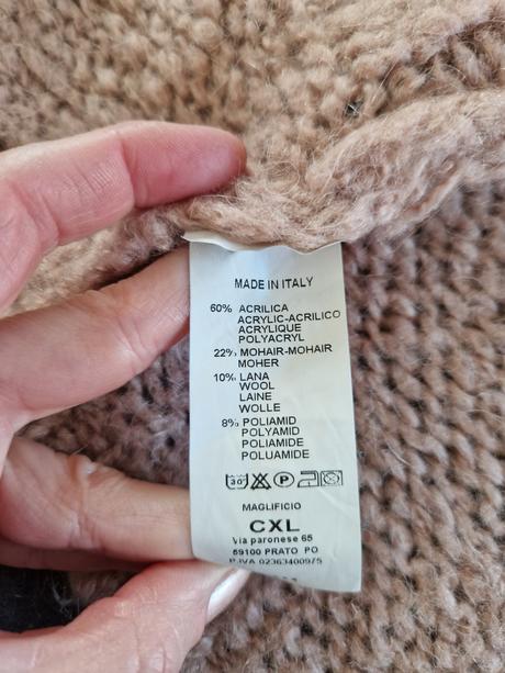 Kardigán s prímesou mohéru, m