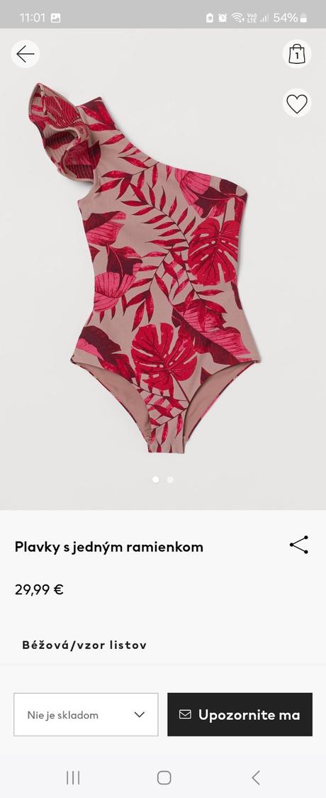 Plavky h&m vel.xs-36, h&m,xs