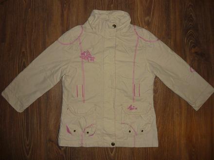 Bunda na jar/jeseň 122 málo nosená, palomino,122