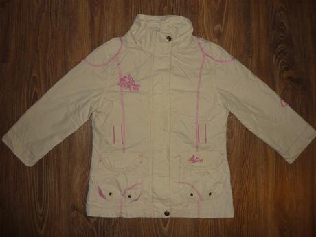 Bunda na jar/jeseň  122  málo nosená, palomino,122