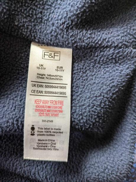 Prechodná bunda zateplená pre chlapca, f&f,146