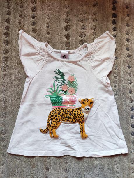 Tričko z leopardom 3d, c&a,110