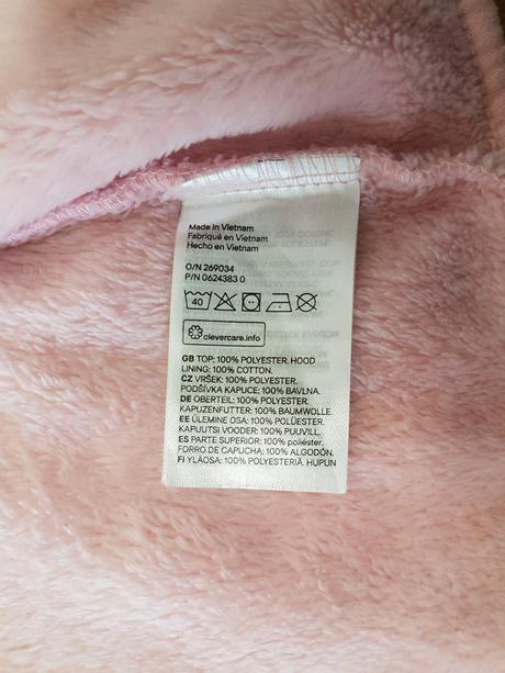 H&m mikina s uškami, h&m,62