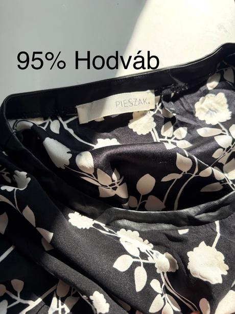 Luxusná hodvábna blúzka pieszak, 38