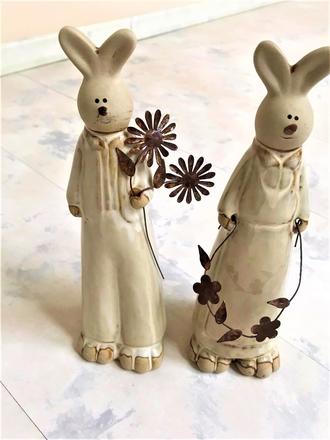 Keramické sošky na veľkú noc,