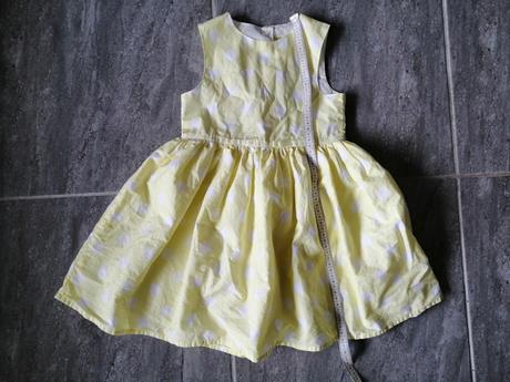 Žlté šaty primark v98-104, 1-3r., primark,98