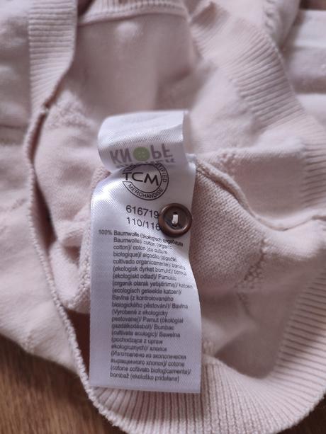 Bledoružový svetrík (veľkosť 110/116), tchibo,110