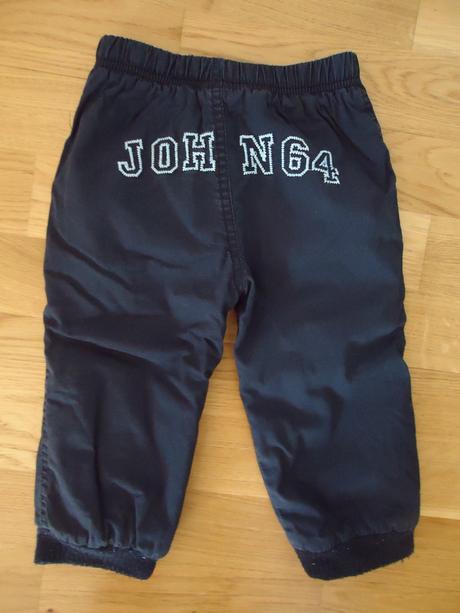 Frajerské zateplené nohavice, lusa,80