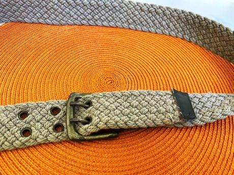 Naturálny jutový opasok,