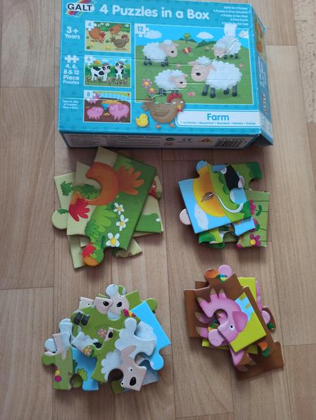 Puzzle zvieratá,