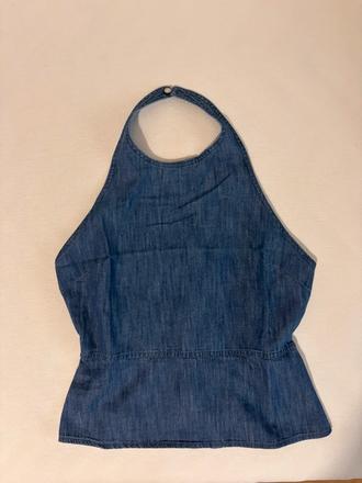 Denim top, h&m,s