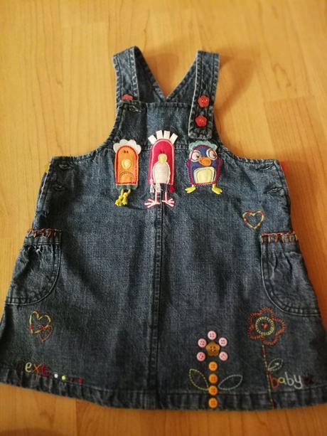 Riflové šaty, next,80