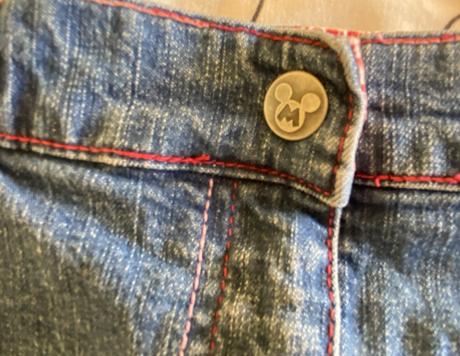 Riflová suknička + tričko disney minie v. 116, disney,116