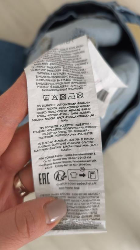 Modré rifle fb sister veľ.38, push up efekt, fishbone,m