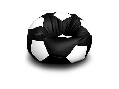 Sedací vak lopta mini 35x35 black/white,