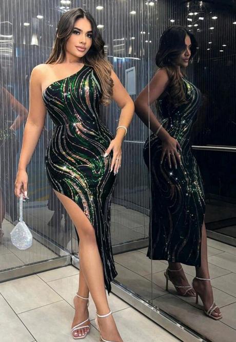 Šaty trblietavé, 40