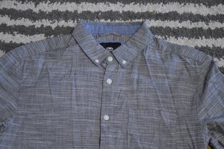 Šedá melírovaná košeľa, c&a,s