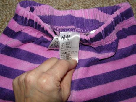 Domáci úbor tričko dora a hm tepláky, h&m,104