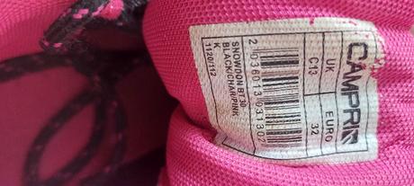 Turistické topánky, 32