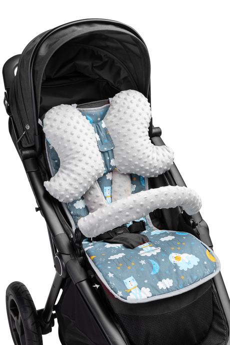 Sensillo podložka do kočíka deluxe medvede,