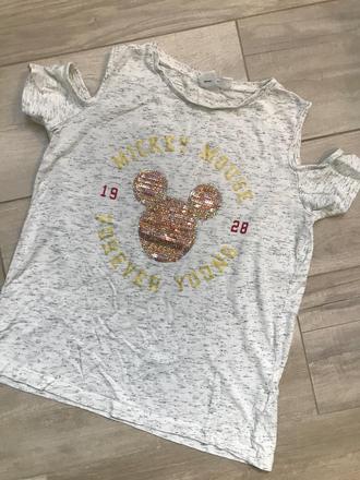 Mickey tričko s odhalenými ramenami, disney,152