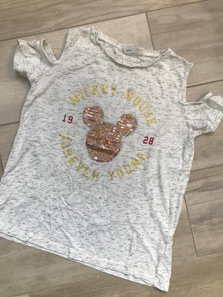 Mickey tričko s odhalenými ramenami, disney,152