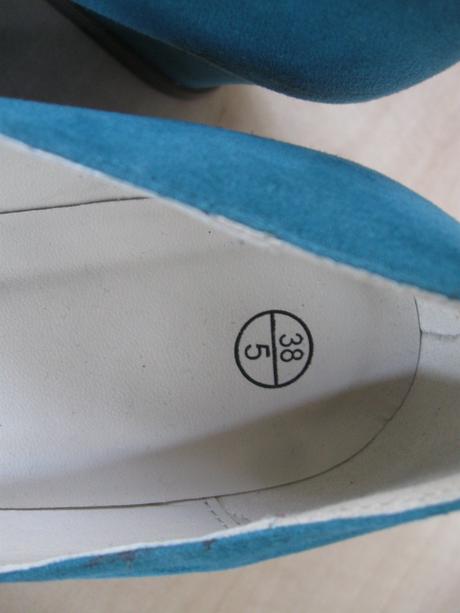 Tyrkysové dámske topánky, 39, 39