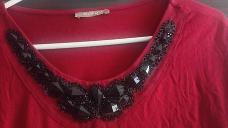 Bordová blúzka s kamienkami orsay, orsay,s