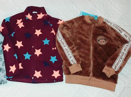 2 teplé mikiny 128/134, h&m,128