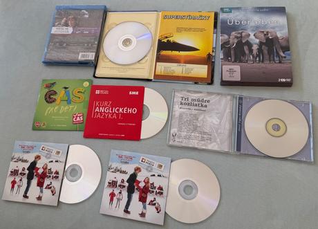 Dvd a cd pre deti,