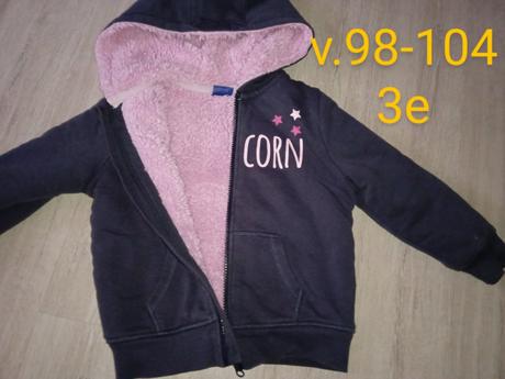 Teplucka mikina, lupilu,98