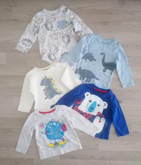 2ks body a 3ks tričko, pepco,74